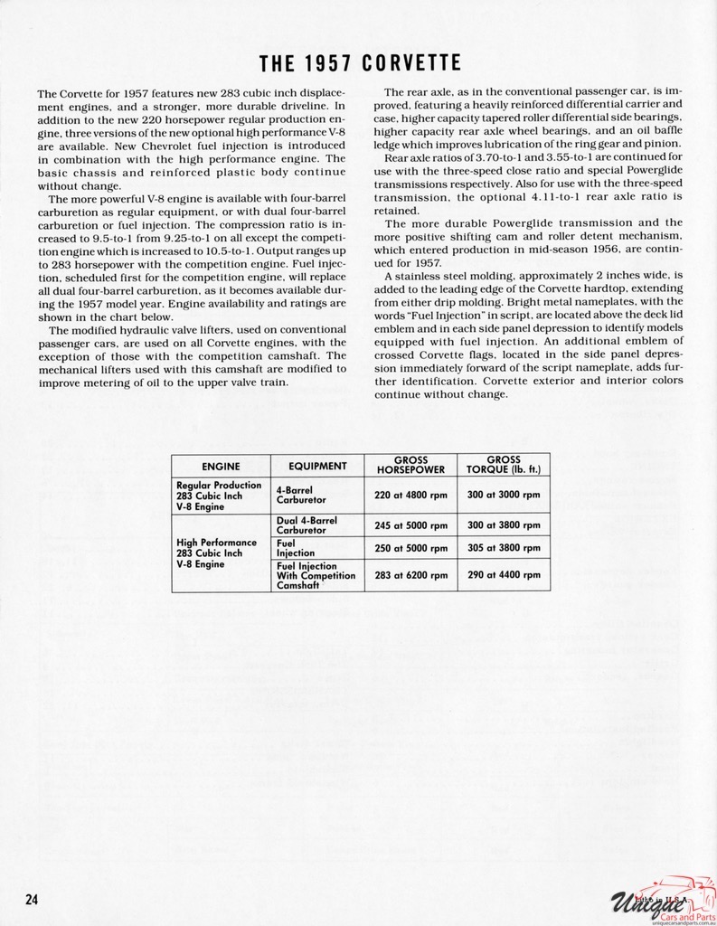 1956 - 1957 Corvette Engineering Achievements Page 18